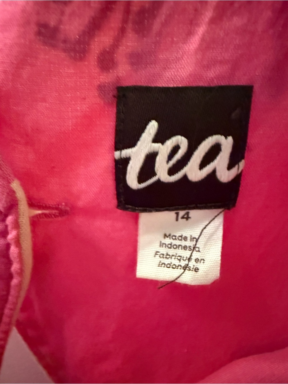 Tea Collection Pink Floral Short-Sleeve Casual Dress - Picture 2 of 2